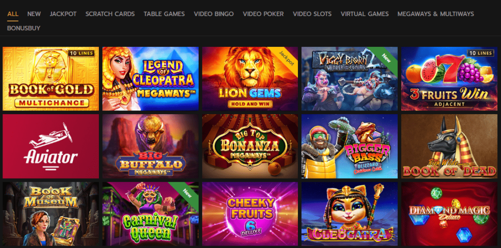 Online κουλοχέρηδες στο Horus casino
